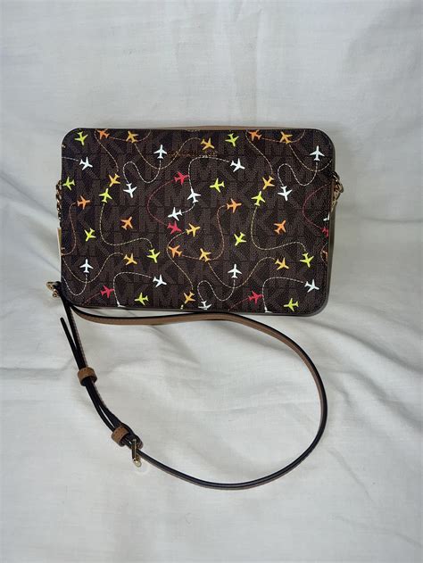 michael kors jet set airplane print